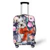 Cute Puppy Multi-Floral Printed Trolley Case Protective Bag Size M (Fits 22-24 inch Trolley Case),Mix color,Mix color,Polyester fiber【Packaging without Words】_P02752401_6_m