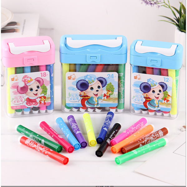 18 Colors Watercolor Pencils,Mix color,Plastic【Chinese English  Packaging】_201707296_hd