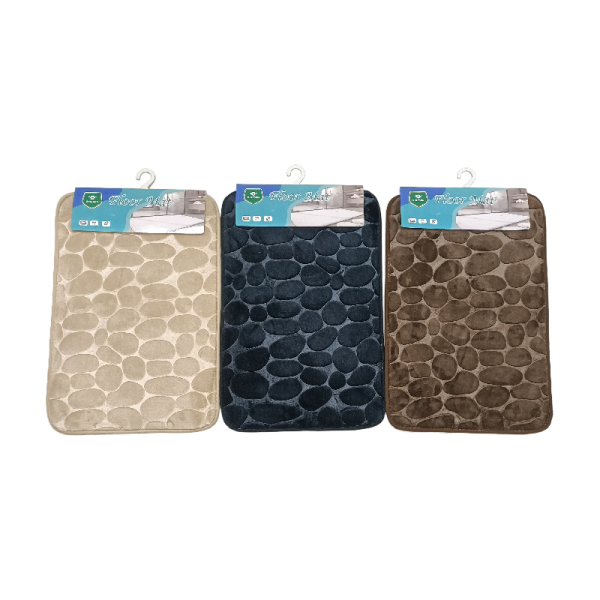 Напольный коврик Facecloth Embossed Stone с точечным формованным основанием,Мультиколор,Полиэстер【Упаковка без надписей】_201611307_hd