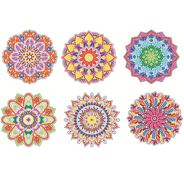 6PCS Diamond Painting Coasters