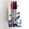 50PCS ball pen   Blue Plastic【English Packaging】_P02000766_3_m