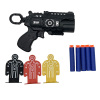 gun Soft bullet Pistol
 Solid color With target Plastic【English Packaging】_201310161