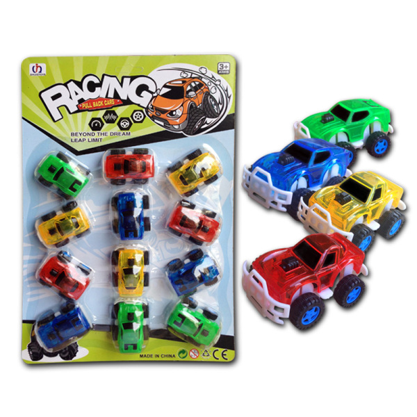 Transparent mini off-road vehicle/cartoon car/simulation car/cartoon pull-back car/painted pull-back car/toy car/gift/Q version/car/pull-back car/cute mini Pull Back Visible window Non-transparent wheels Plastic【English Packaging】_100869838_hd