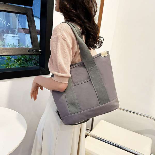 Large capacity minimalist single shoulder crossbody handbag,one colour only,Textile【Packaging without Words】_201570608_hd