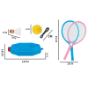 Комбинированный тренажер для тенниса и бадминтона 2 в 1,пластик【Упаковка на английском языке】_P02659108_3_m