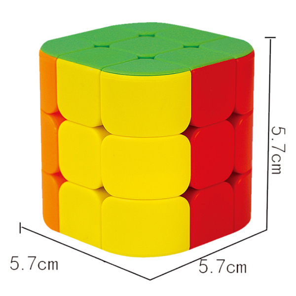 Цилиндрический цветной кубик