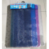 Transparent Rectangular Brushed Stone Bathroom Non-Slip Mat,one colour only,Plastic【Packaging without Words】_201759344