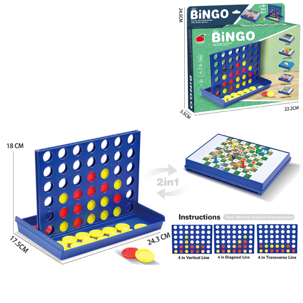 Snake and Ladder Chess / Four-in-a-Row Chess