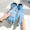 Warm and plush thick outdoor cycling waterproof gloves,Women,Uni size,split-finger gloves,100% polyester fiber【Packaging without Words】_201570410