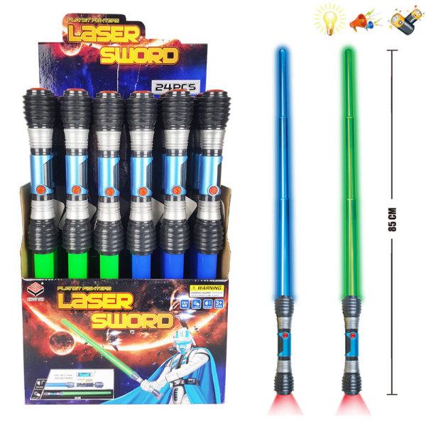 24PCS sword Lights Sound IC without language With battery Spray painting Plastic【English Packaging】_101028240_hd