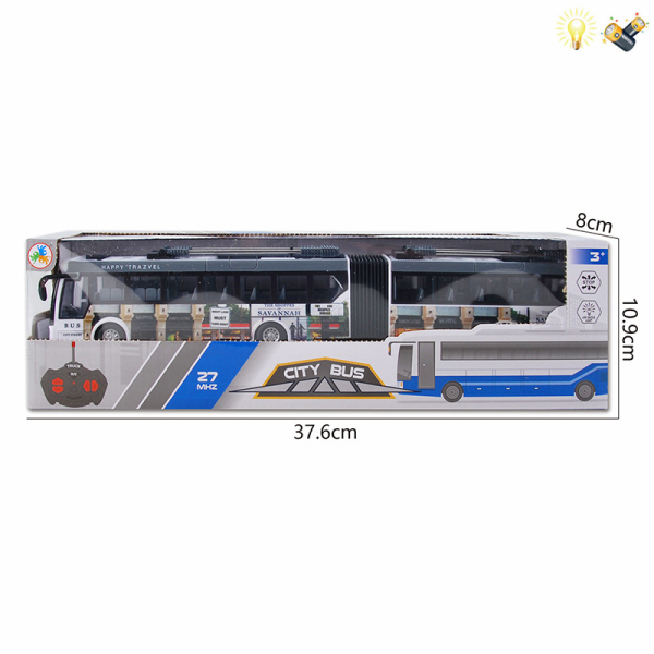 Dual section bus with USB charging cable