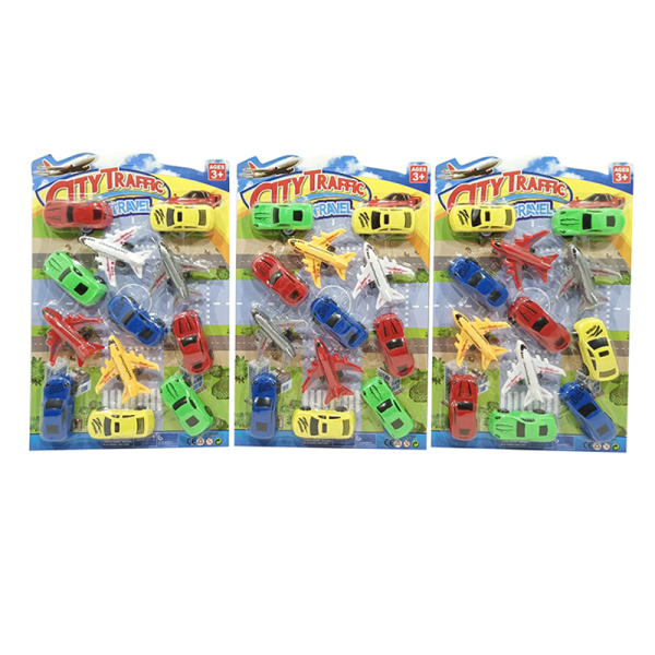 3 styles 8pcs car + 4pcs airplane,Pull Back,Plastic【English Packaging】_201582994_hd