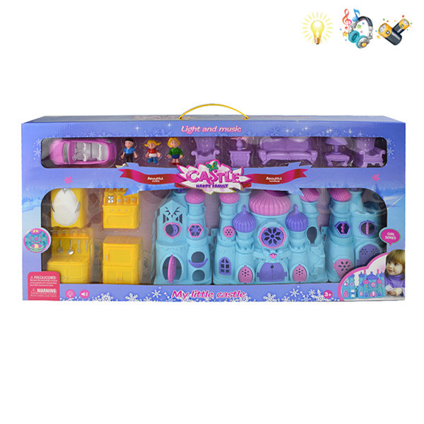 Castle set Lights Music IC without language With battery Plastic【English Packaging】_200566083_hd