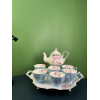 8 Head English Oval Plate Tea Pot Set Spring - Sky Blue Pot: 1000-1350mL  one colour only Porcelain【Packaging without Words】_P02592522_5_m