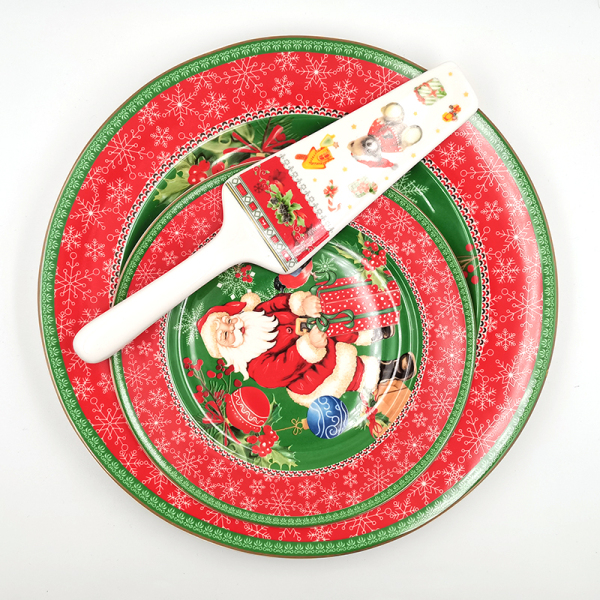 8pcs Christmas tableware set (10