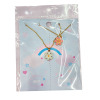 Butterfly + Rainbow Necklace,one colour only,Plastic【Packaging without Words】_P02536879_4_m