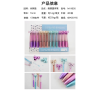 48PCS Colorful Rose Ballpoint Pen,Mix color,Plastic【English Packaging】_P02758663_3_m