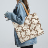 Rabbit Cartoon Canvas Handheld Eco friendly Bag,one colour only,Textile【Packaging without Words】_P02822822_13_m