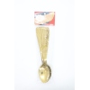 Stainless Steel Plaid Patterned Large Serving Spoon,one colour only,Metal【English Packaging】_P02693323_16_m