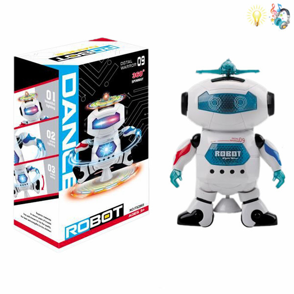 Robot Electric Lights Music IC without language Plastic【English Packaging】_200188092_hd