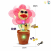 Rechargeable rotary dance repeating dance sunflower with USB (can be recorded)  Lights Music English language IC 【English Packaging】_P02396233_5_m