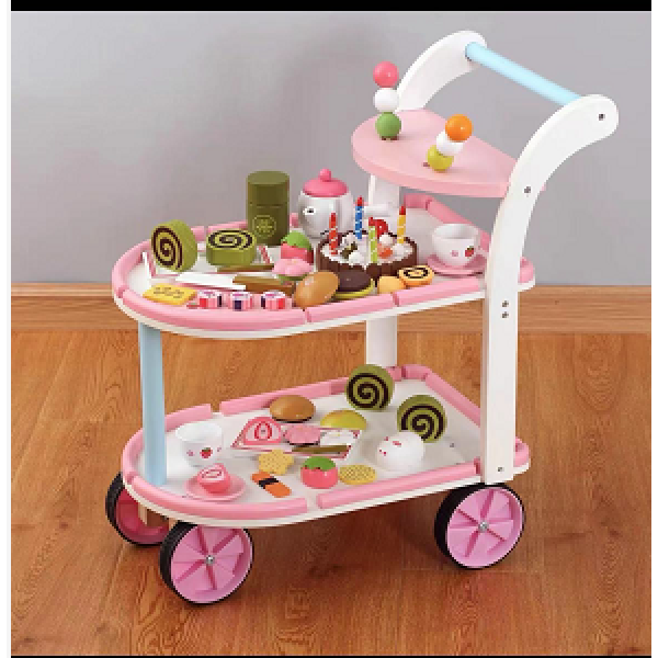 Деревянный игровой набор Macaron Грузовик с мороженым 472185,Только один вид,дерево【Упаковка на английском языке】_201388095_hd