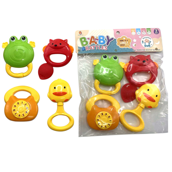 4pcs Rattles