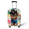 Cute Puppy Multi-Floral Printed Trolley Case Protective Bag Size M (Fits 22-24 inch Trolley Case),Mix color,Mix color,Polyester fiber【Packaging without Words】_P02752401_5_m