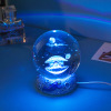 Creative crystal ball night light (6cm round ball+resin base),one colour only,Plastic【Packaging without Words】_201869459