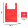 50PCS Solid color folding storage eco-friendly tote bag (color random),Mix color【Packaging without Words】_P02750142_4_m