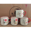 350ml Love Ceramic Mug,Mix color,Ceramics【Packaging without Words】_201634268