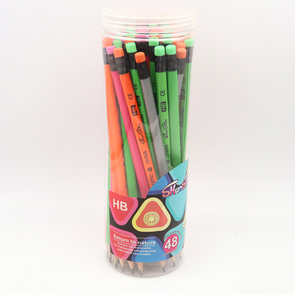 48PCS pencil Lead/basic pencil HB wood【English Packaging】_200737448_hd