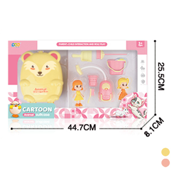 Doll cleaner fox storage box set in 2 colors