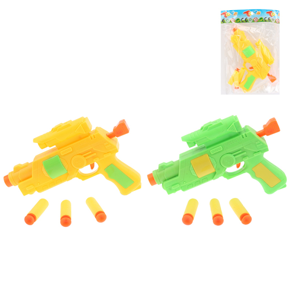 gun Soft bullet Pistol
 Solid color Plastic【English Packaging】_200811376_hd