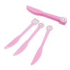 10pcs Flamingo Plastic Knife Plastic【English Packaging】_200466667