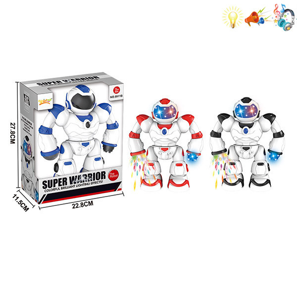 robot Electric Lights Sound Music English language IC Plastic【English Packaging】_200510117_hd