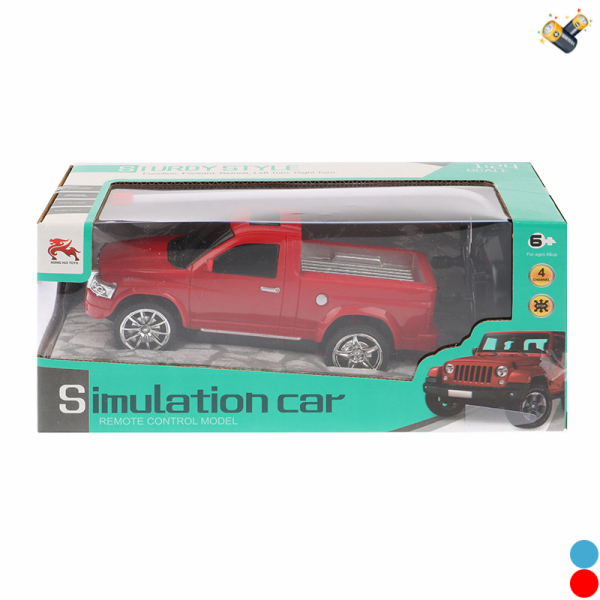 car Remote Control 1:24 4 directions With battery Spray painting and solid color Non-transparent wheels Plastic【English Packaging】_200448716_hd