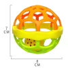 Погремушка Мягкие резиновые шарики для захвата рукой (кипячение) 2 цвета,пластик【Упаковка на английском языке】_P02678557_2_m