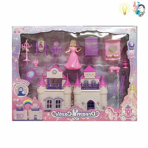 Castle set Lights Music IC without language Plastic【English Packaging】_200713873_hd