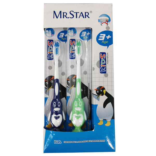 12PCS Children's Toothbrush Mixed Colors