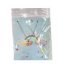 Butterfly + Rainbow Necklace,one colour only,Plastic【Packaging without Words】_P02536879_2_m