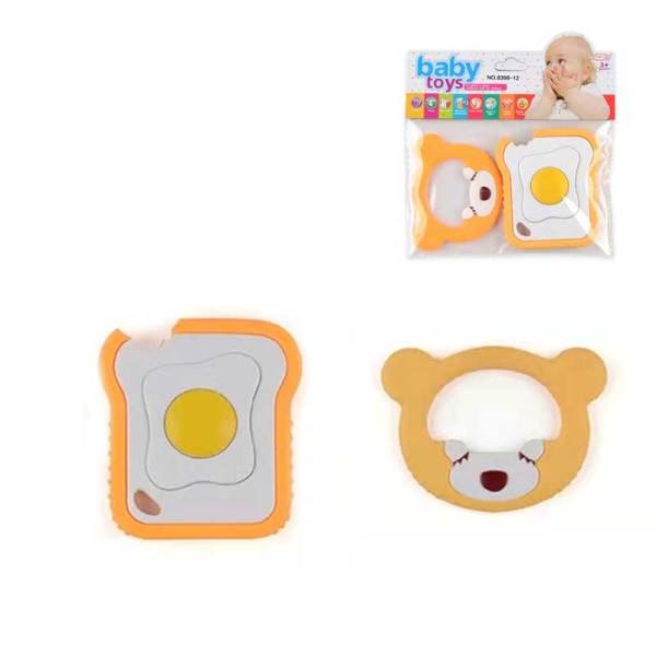 2pcs Baby Teether,Plastic【English Packaging】_201501038_hd