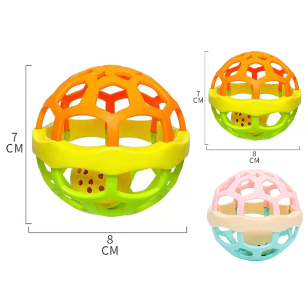 Погремушка Мягкие резиновые шарики для захвата рукой (кипячение) 2 цвета