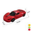 Ferrari инерционный Чёрные колёса пластик【Упаковка на английском языке】_200722550
