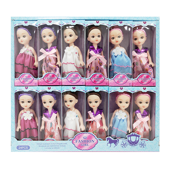 24PCS Маленькая кукла 6 дюймов пластик【Упаковка на английском языке】_200523998_hd