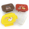 Three-compartment lunch box,Mix color,Plastic【Packaging without Words】_201396038