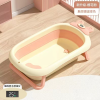 Moe Rabbit Baby Bathing Tub Baby Folding Sitting and Laying Bath Tub [With Thermometer],one colour only,Plastic【Packaging without Words】_201723638