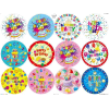 10PCS 9-inch Birthday Paper Dinner Plate [Random Mix],paper【Packaging without Words】_201436428_1_m