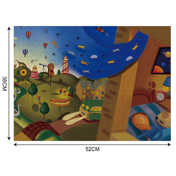 60pcs Illustration Series Puzzle