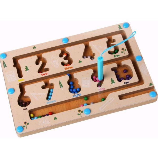 Wooden Magnetic Beads Pen Maze